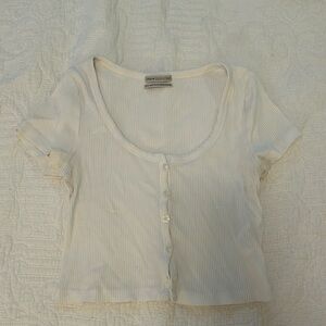 Urban outfitters button up short sleeve top